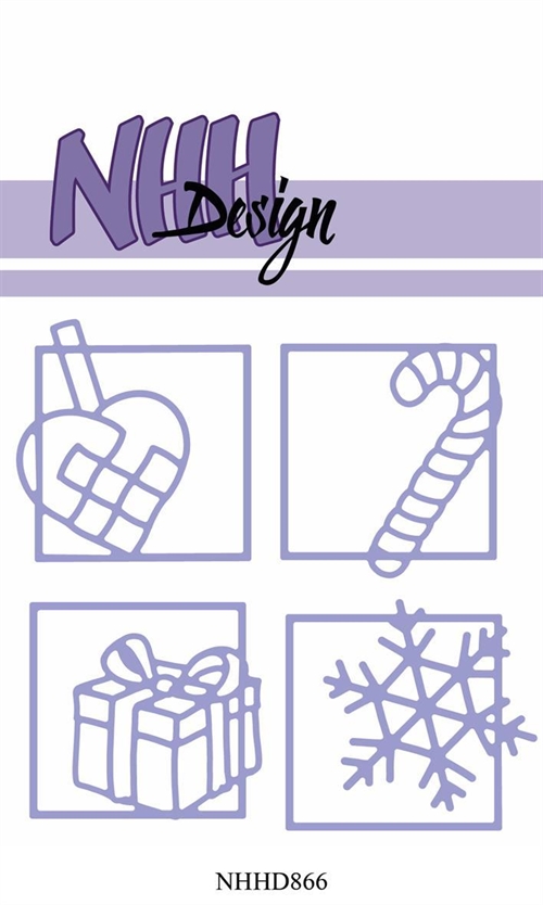  NHH Design Dies Christmas windows 4,5x4,1cm